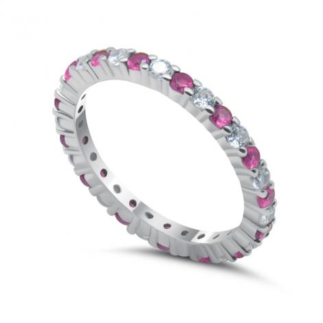 Кольцо, вставка: куб.цирконий, арт.:0111327626g, SilverWings, рис. 1