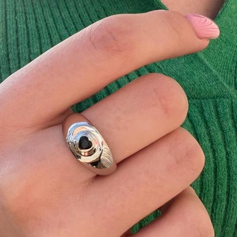 Кольцо, вставка: куб.цирконий, арт.:012022073b, SilverWings, рис. 2