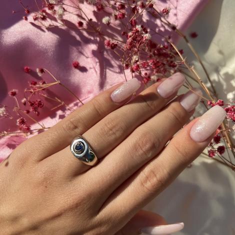 Кольцо, вставка: куб.цирконий, арт.:012022073c, SilverWings, рис. 2