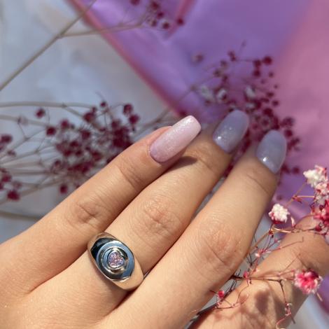 Кольцо, вставка: куб.цирконий, арт.:012022073o, SilverWings, рис. 2