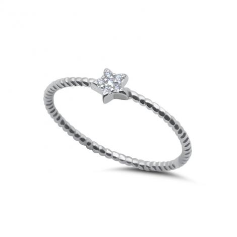 Кольцо, вставка: куб.цирконий, арт.:012022729a, SilverWings, рис. 1