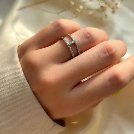 Кольцо, вставка: куб.цирконий, арт.:01202350a, SilverWings, рис. 2