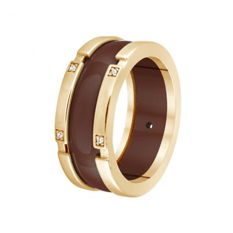 Кольцо, вставка: керамика, куб.цирконий, арт.:01209110532pgp-p, SilverWings, рис. 1