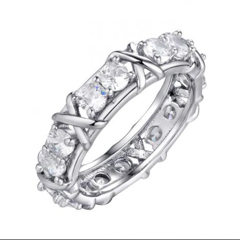 Кольцо, вставка: куб.цирконий, арт.:0120911114a, SilverWings, рис. 1
