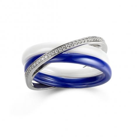 Кольцо, вставка: керамика, куб.цирконий, арт.:0120911262ac, SilverWings, рис. 1