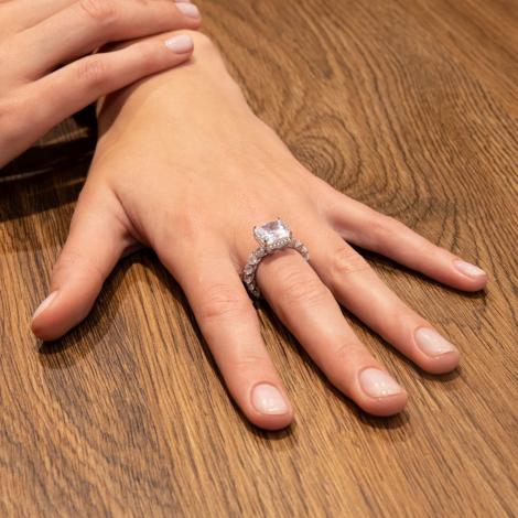 Кольцо, вставка: куб.цирконий, арт.:0120911749a, SilverWings, рис. 3