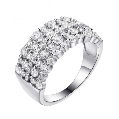 Кольцо, вставка: куб.цирконий, арт.:0120911751a, SilverWings, рис. 1