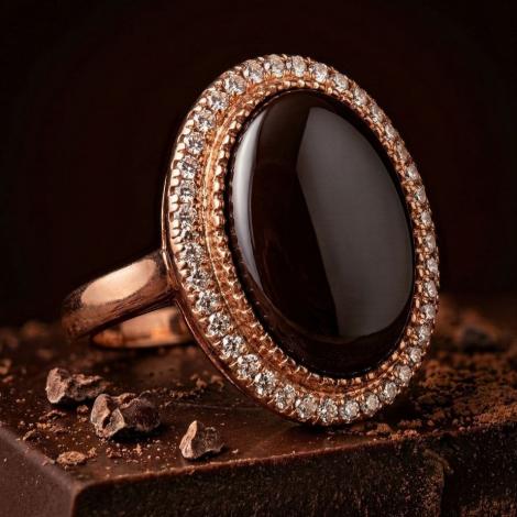 Кольцо, вставка: керамика, куб.цирконий, арт.:0120911857pgp-p, SilverWings, рис. 3