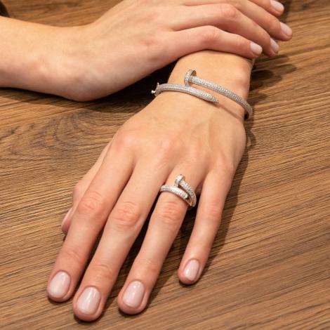 Кольцо, вставка: куб.цирконий, арт.:0120911946a, SilverWings, рис. 2