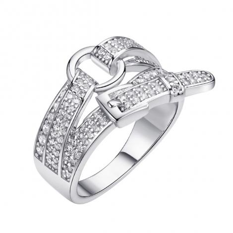 Кольцо, вставка: куб.цирконий, арт.:0120911954a, SilverWings, рис. 1