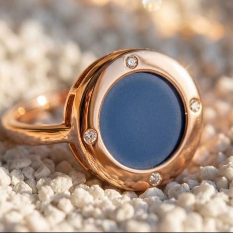 Кольцо, вставка: керамика матовая, куб.цирконий, арт.:0120912177pgp-c-m, SilverWings, рис. 2