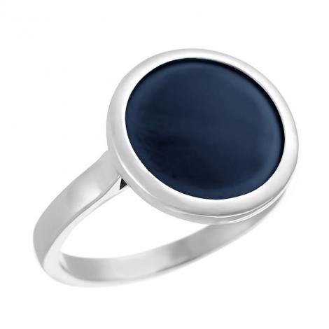 Кольцо, вставка: керамика матовая, арт.:0120912444c-m, SilverWings, рис. 1