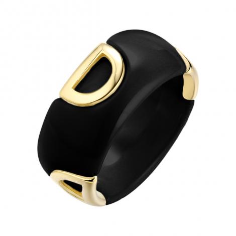 Кольцо, вставка: керамика, арт.:0120912453gp-b, SilverWings, рис. 1