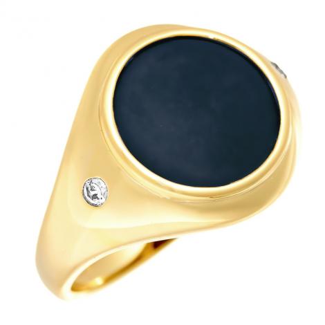 Кольцо, вставка: керамика матовая, куб.цирконий, арт.:0120912494pgp-c-m, SilverWings, рис. 1