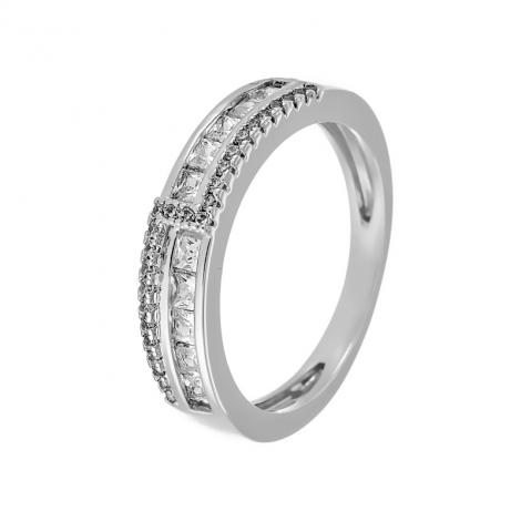 Кольцо, вставка: куб.цирконий, арт.:0120912583a, SilverWings, рис. 1