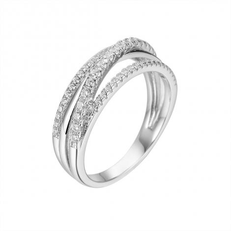 Кольцо, вставка: куб.цирконий, арт.:0120912751a, SilverWings, рис. 1