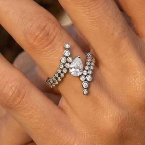 Кольцо, вставка: куб.цирконий, арт.:0120913239a, SilverWings, рис. 2