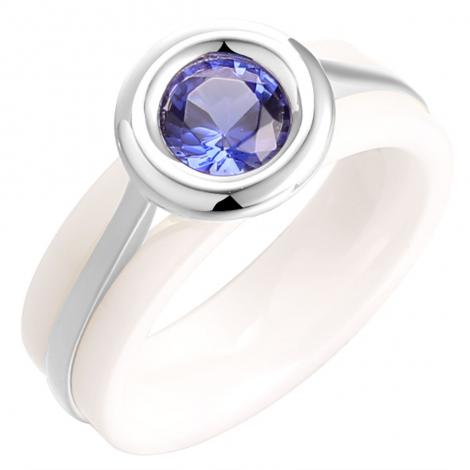 Кольцо, вставка: керамика, нанокристалл, арт.:0120913487232a-c, SilverWings, рис. 1