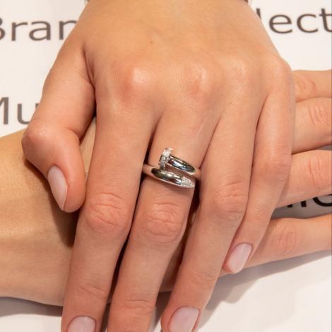 Кольцо, вставка: куб.цирконий, арт.:0120913789a, SilverWings, рис. 2