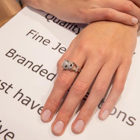 Кольцо, вставка: куб.цирконий, шпинель синт., эмаль, арт.:0120915111a, SilverWings, рис. 3