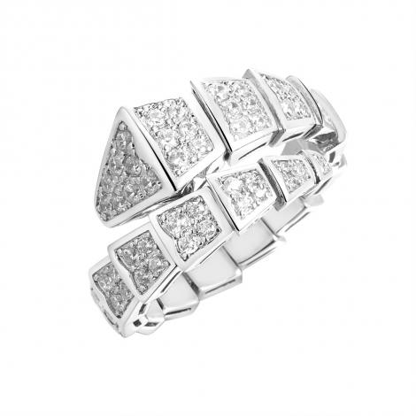 Кольцо, вставка: куб.цирконий, арт.:0120915663a, SilverWings, рис. 1