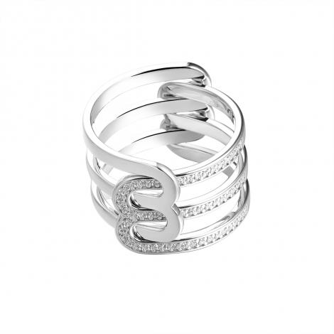 Кольцо, вставка: куб.цирконий, арт.:0120916379a, SilverWings, рис. 1