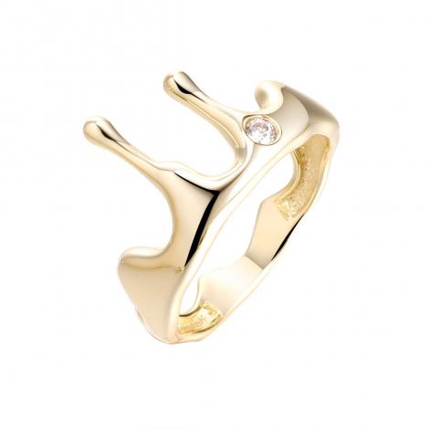 Кольцо, вставка: куб.цирконий, арт.:0120916710gp, SilverWings, рис. 1