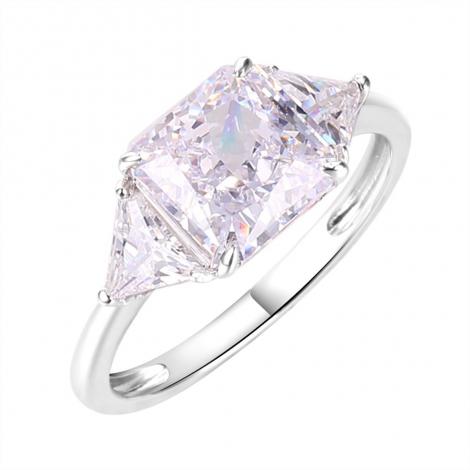 Кольцо, вставка: куб.цирконий, ситалл, арт.:0120916835a, SilverWings, рис. 1