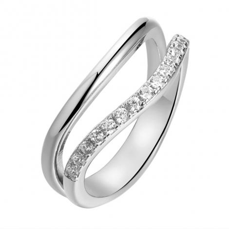 Кольцо, вставка: куб.цирконий, арт.:0120917472a, SilverWings, рис. 1
