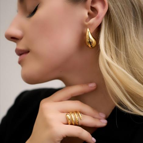 Кольцо, вставка: кристалл "swarovski", арт.:012211265gp-e, SilverWings, рис. 2