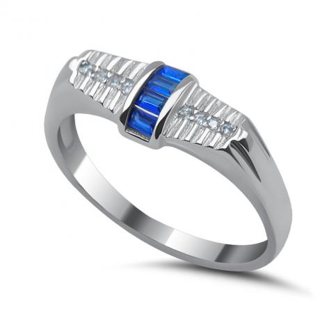 Кольцо, вставка: куб.цирконий, арт.:012231395c, SilverWings, рис. 1