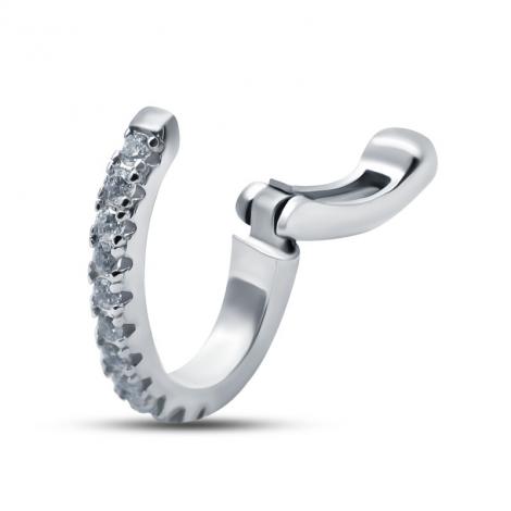 Кафф, вставка: куб.цирконий, арт.:0211322816a, SilverWings, рис. 2