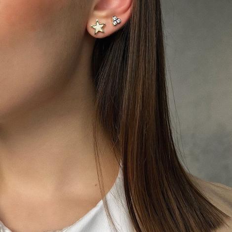 Серьги, вставка: опал синт., арт.:022027847gp, SilverWings, рис. 2