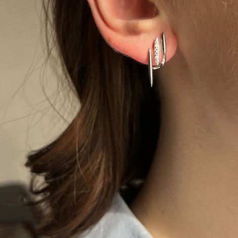 Серьги, вставка: куб.цирконий, арт.:022028465a, SilverWings, рис. 2