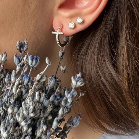 Серьги, вставка: куб.цирконий, арт.:022028550a, SilverWings, рис. 2