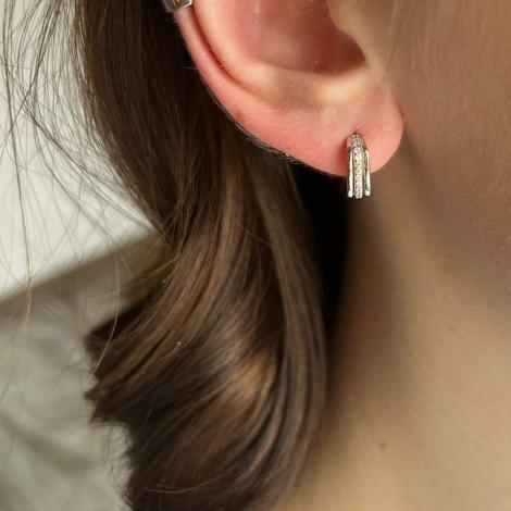 Серьги, вставка: куб.цирконий, арт.:022028606a, SilverWings, рис. 2