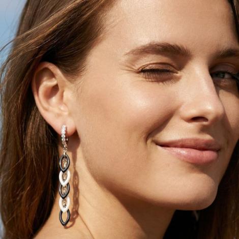 Серьги, вставка: керамика, куб.цирконий, арт.:0220911072ab, SilverWings, рис. 2