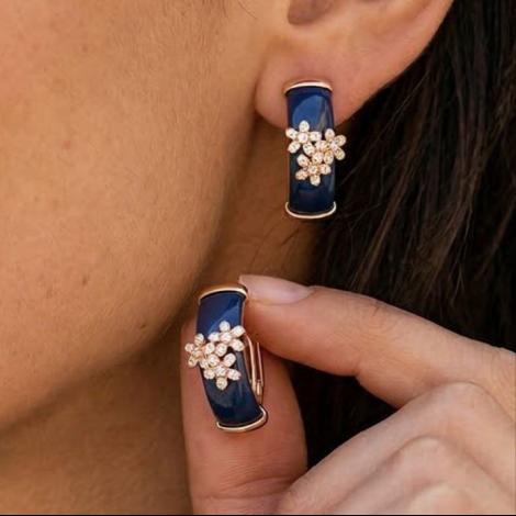 Серьги, вставка: керамика матовая, куб.цирконий, арт.:0220911562pgp-c-m, SilverWings, рис. 2