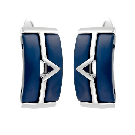 Серьги, вставка: керамика матовая, арт.:0220911743c-m, SilverWings, рис. 1