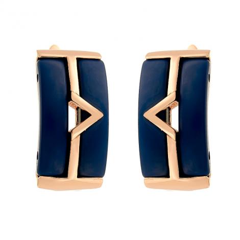 Серьги, вставка: керамика матовая, арт.:0220911743pgp-c-m, SilverWings, рис. 1