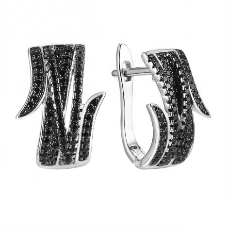 Серьги, вставка: нанокристалл, арт.:0220911949b, SilverWings, рис. 1