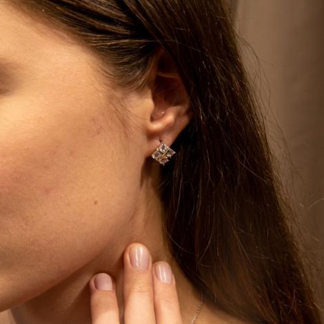 Серьги, вставка: куб.цирконий, арт.:0220912383gp-mix, SilverWings, рис. 2