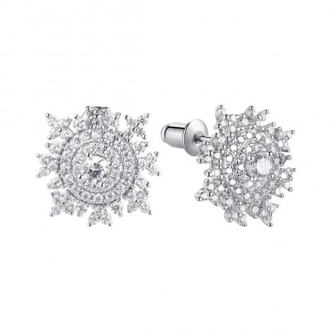 Серьги, вставка: куб.цирконий, арт.:0220913025a, SilverWings, рис. 1