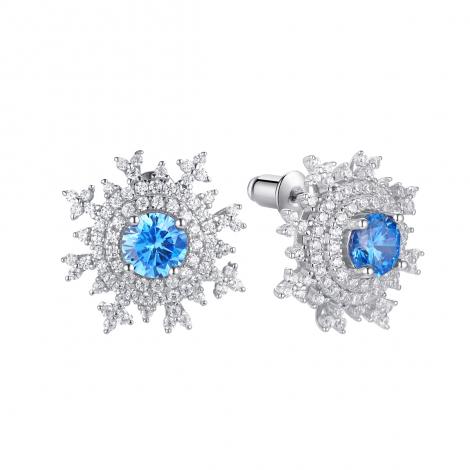 Серьги, вставка: куб.цирконий, арт.:0220913037n, SilverWings, рис. 1