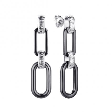 Серьги, вставка: керамика, арт.:0220913101b, SilverWings, рис. 1