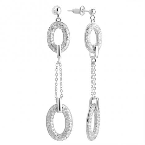 Серьги, вставка: куб.цирконий, арт.:0220914314a, SilverWings, рис. 1