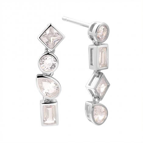 Серьги, вставка: куб.цирконий, арт.:0220914666a, SilverWings, рис. 1