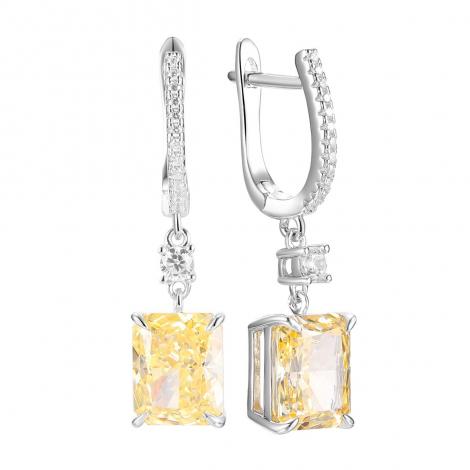 Серьги, вставка: куб.цирконий, арт.:0220915413u, SilverWings, рис. 1