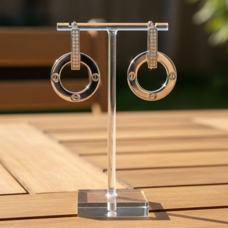 Серьги, вставка: куб.цирконий, арт.:0220915771a, SilverWings, рис. 3