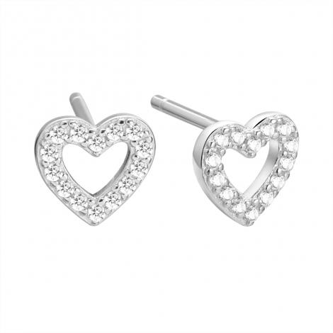 Серьги, вставка: куб. цирконий, арт.:0220915848a, SilverWings, рис. 1